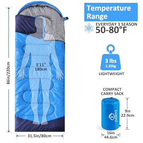 oaskys Camping Sleeping Bag  - Additional View