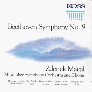 Symphony 9 [Audio CD] Beethoven; Milwaukee Sym and Foss