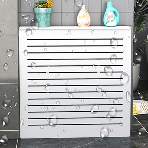 Cache-radiateur cache misère pour vieux radiateur | Étagère de rangement salon 80x70 - 5