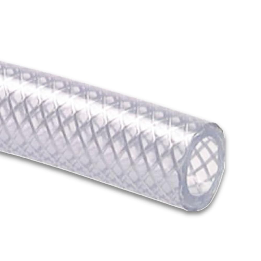 Tessuto in PVC Tubo 9 mm (ID) x 15 mm (ad) 25 m tubo aria compressa Tubo Trasparente