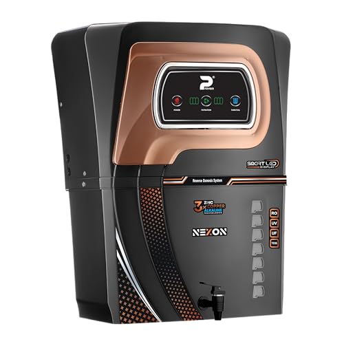 Image of Proven Nexon Aqua Water Purifier for Home RO+UV+UF+TDS | Copper + Mineral Guard + Alkaline | For Borewell & Hard Water | 12L| ISI Approve |12 Stage | Made In INDIA | Saves 60% water| 1 year Warranty