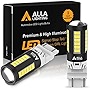 Alla Lighting WT21/7W WTY21W/7W LED Bulbs, Super Bright Rear Brake, Tail, Turn Signal Lights Bulbs Replacement 12V (6000K Xenon White)