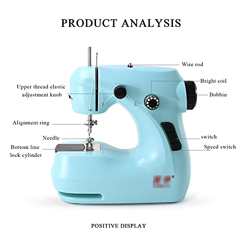 Machine à broder électrique compacte avec accessoires de couture inclus - 3