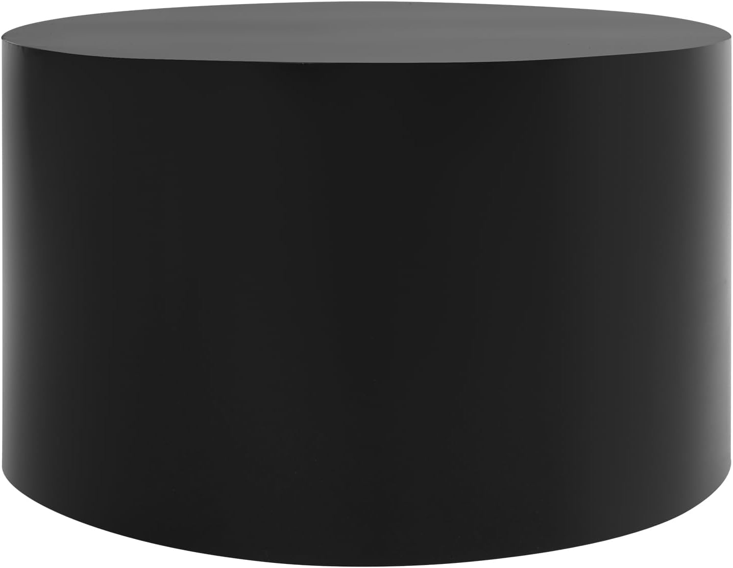 Round Mannequin Display Pedestal Stand, Bridal Shop Cylinder Plinth Raiser Table, Event Decor Display Plinth Stands for Model Jewelry Display Home Boutiques (19.7*11.8Inch,Black)