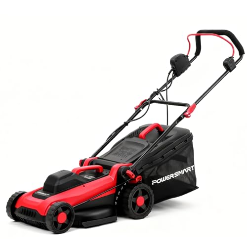 PowerSmart Push Electric Lawn Mower 14-Inch 12.5AMP 120V 60HZ DB8015