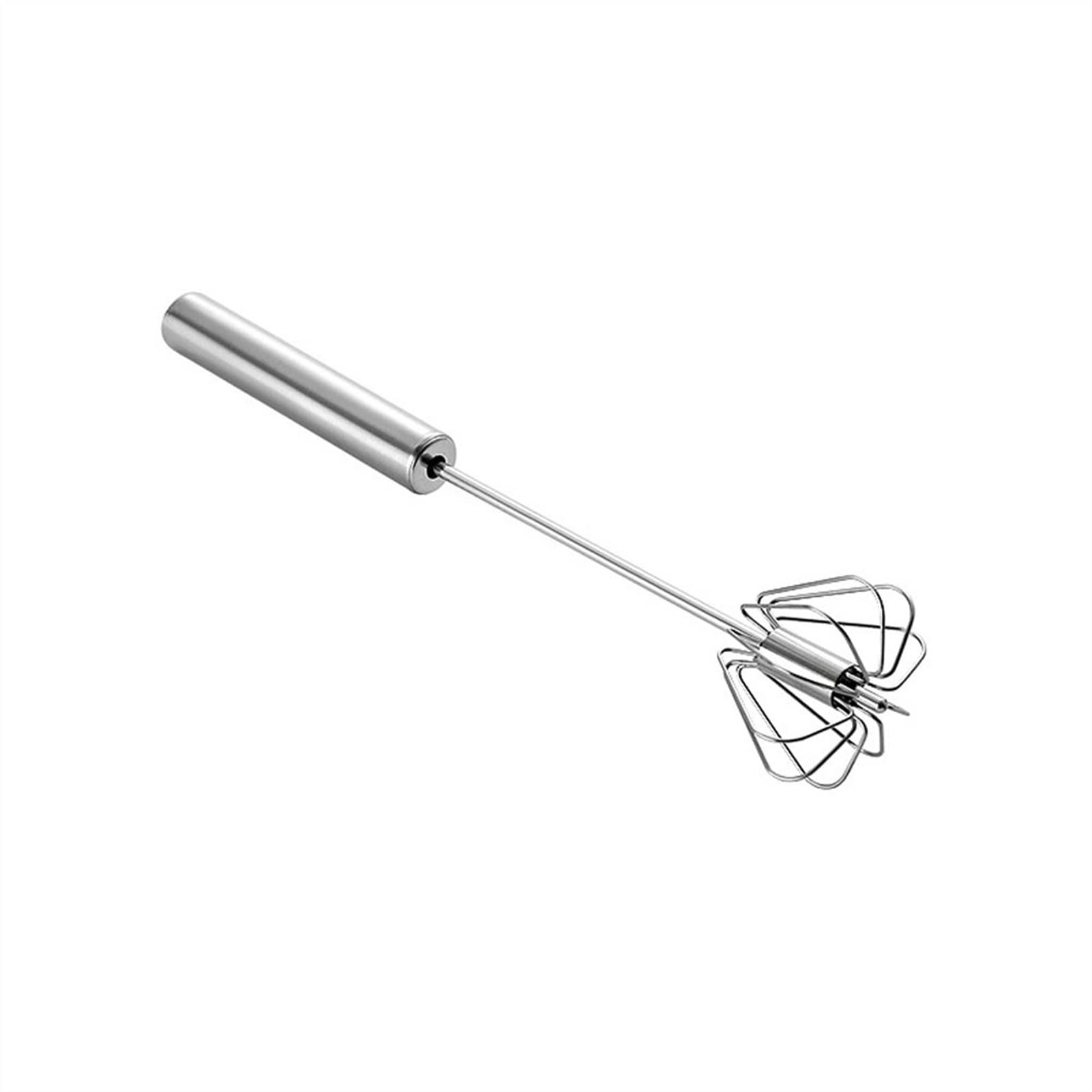 Sbattitore manuale Frullino per le uova Sbattitore automatico Frusta manuale in acciaio inossidabile Frullatore a immersione Crema per uova Agitazione Utensili per uova da cucina Frullino per le uov