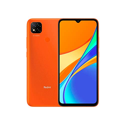 Xiaomi Redmi 9C Smartphone 3GB RAM 64GB ROM Teléfono Inteligente,MTK G25 Octa Core Procesador 6,53" DotDrop Pantalla,Dual SIM Micro-SD,13MP Triple Cámara AI Face Unlock (Naranja)