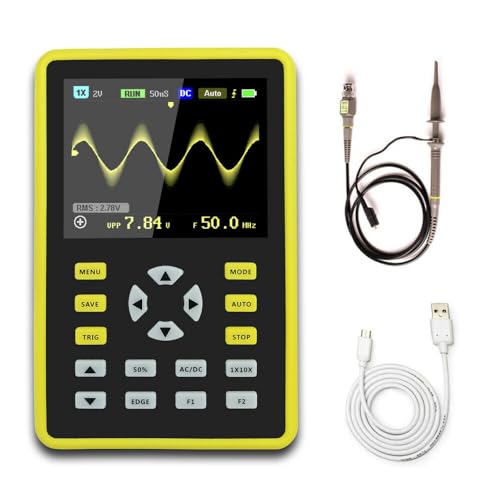 Mini Digital Oscilloscope, 100MHz Bandwidth 500MS/s 5012H 2.4
