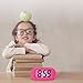 Plumeet Kids Alarm Clock Large Digital LCD Travel Alarm Clocks with Snooze and Night Light - Ascending Sound and Handheld Sized - Best Gift for Kids (Pink)
