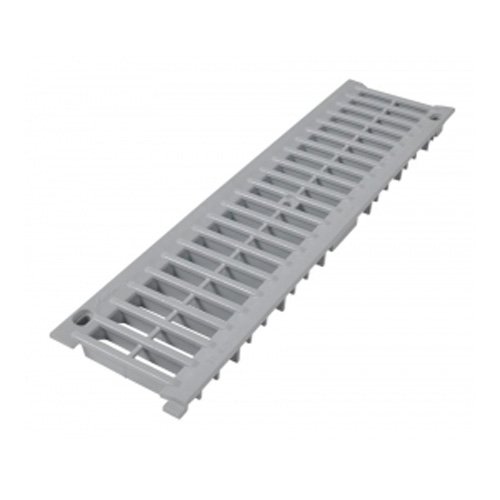 - Caniveaux PVC - Grille PVC gris clair 500x130mm Connecto classe A15 - Nicoll
