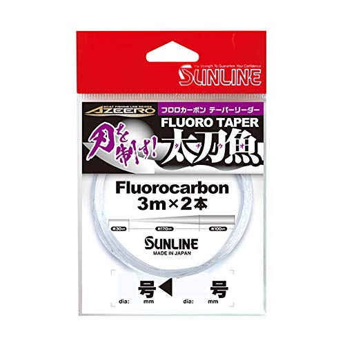 SUNLINE Aziro Fluoro Taper Thick Sword Fish, 9.8 ft (3 m) x 2, No. 12 4