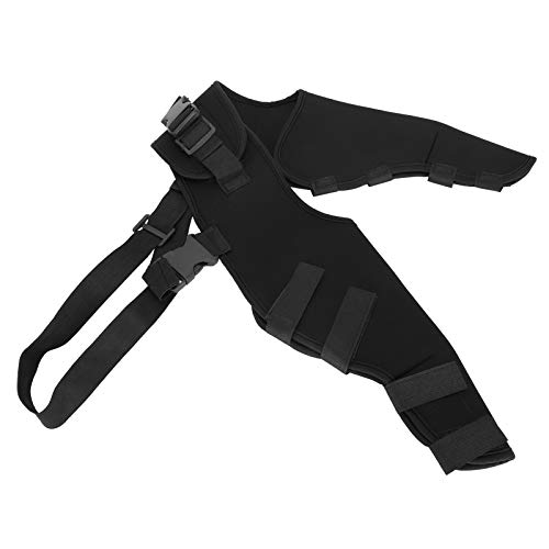 Image of 【𝐇𝐚𝐩𝐩𝒚 𝐍𝐞𝒘 𝐘𝐞𝐚𝐫 𝐆𝐢𝐟𝐭】 Pet Knee Pads, Adjustable Elastic Stability Pet Dog(M, HJ25 Rear Double Leggings Black)