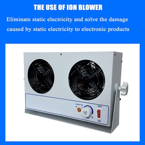 Ionizador de aire de doble cabezal con ventilador electrostático miniatura 3