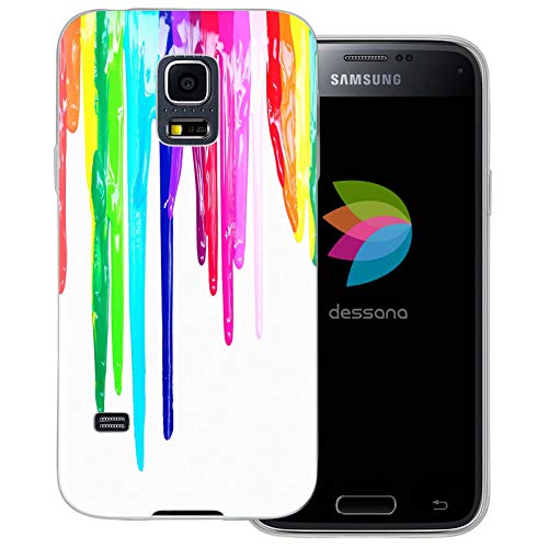 dessana LGBTQ Bunt transparente Schutzhülle Handy Case Cover Tasche passend für Samsung Galaxy S5 Mini Farben Bunt dessana LGBTQ Bunt transparente Schutzhülle Handy Case Cover Tasche passend für Samsung Galaxy S5 Mini Farben Bunt