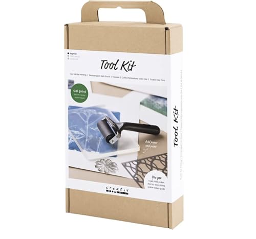 CREATIVE Tool Kit Gel Printing, 1 Pack, Mulricolour, 18 cm x 30 cm - Image 3