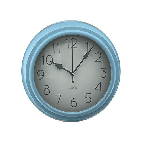 CABLEPELADO Reloj Pared Moderno Parnell 25 cm Azul