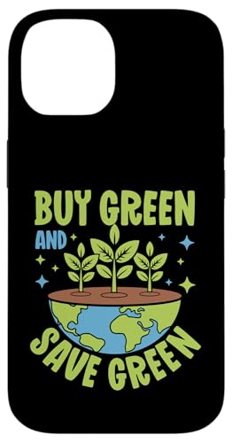 Comprar Verde Guardar Verde Día de la Tierra Eco Activista Carcasa para iPhone 14
