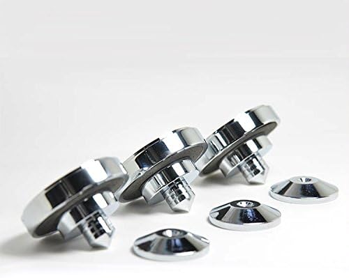 4Sets 28 * 38mm Pure Copper Speaker Cabinet Amplifier Spike Feet Pads Base