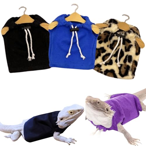 3 peças de roupas de lagarto roupas de lagarto roupas réptil Fix It fantasia dragão barbudo roupas c
