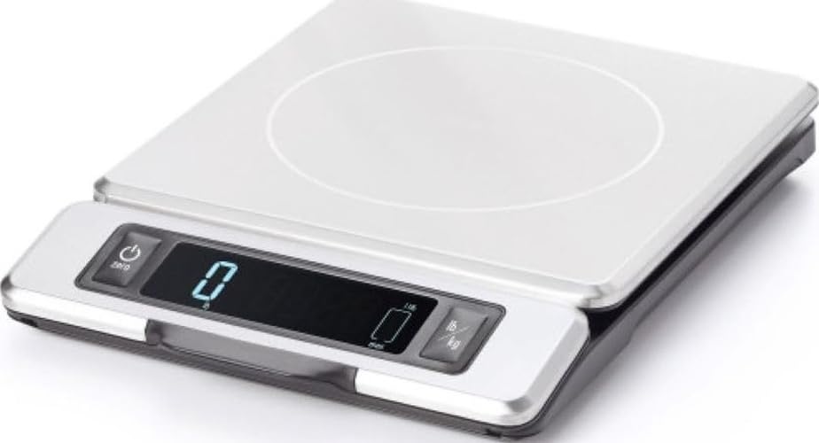 OXO Good Grips 11-Pound Stainless Steel Food Scale with Pull-Out Display & Good Grips 4 Piece Stainless Steel Measuring Spoons with Magnetic Snaps product thumbnail 9