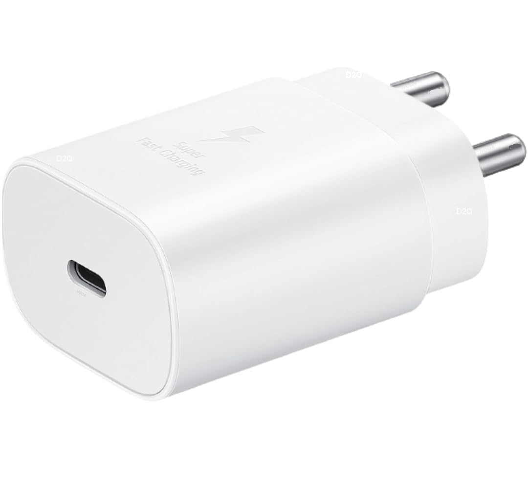 Original 25W Type-C SuperFast Adapter Charger Compatible for SamsungGalaxy M54 5g / M53 5g / M33 5g / M23 / M62 / M52 / M32 / M22 / M51 / M31s / A34 5G/ A54 5g/ A13 and AllOther Smartphones(White) (B0CYY1SYVL) Amazon Price History, Amazon Price Tracker