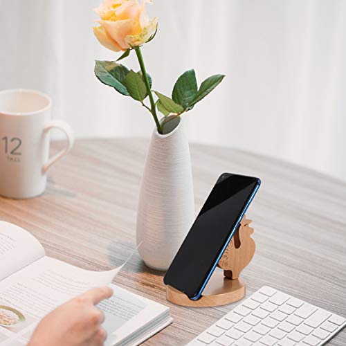 1 Unidade Titular Do Telefone Móvel Suporte De Celular De Madeira Suporte Para Tablet Para Mesa Supo
