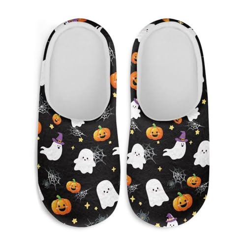 Women's Fuzzy Slippers Slip on Warm House Slippers Closed Toe Indoor Outdoor Shoes for Women Men2