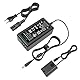 Gonine AC-PW20 Netzteil NP-FW50 Dummy Akku Kit für Sony Alpha ZV-E10 A7 A7R A7S A7II A7RII A7SII A6500 A6400 A6300 A6100 A6000 A5100 A5000 RX10 II III IV NEX-3 NEX-5 NEX-7