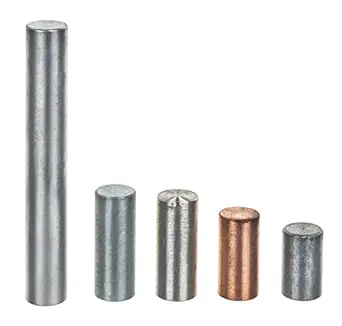 Equal Mass (30g) Cylinders, Set of 5 Metals, Varied Lengths and 0.5