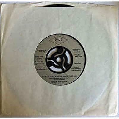 Kylie Minogue Just Give Me A Little More Time Jukebox issue/slip UK 45 7" single