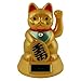 Produktbild Superfreak Glückskatze - Maneki-Neko - Winkekatze Solar - 12 cm - Gold