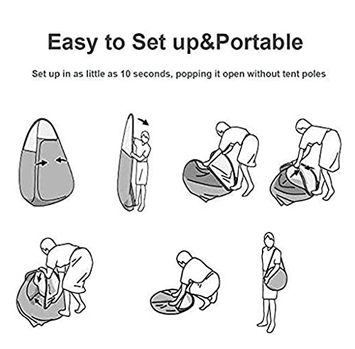 Carpa de privacidad pop up GeRRiT para camping y playa miniatura 4