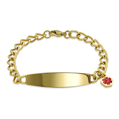 Buy Bling Jewelry Identification Medical Alert ID Bracelet Blank Miami