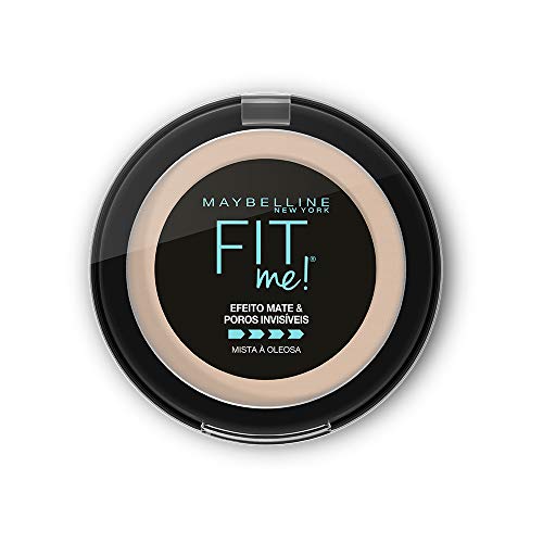 Pó compacto Maybelline Fit-me B01 Super Claro Bege, Maybelline, B01