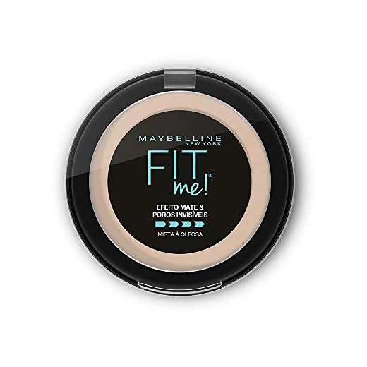 Maybelline NY Pó compacto Efeito Mate e Poros Invisíveis Fit Me Super Claro Bege B01
