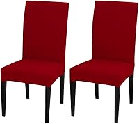 Vista 159 de JQinHome 6 fundas protectoras para sillas de comedor, de alta elasticidad, extraíbles y lavables, para el hogar, fiesta, hotel, ceremonia de boda
