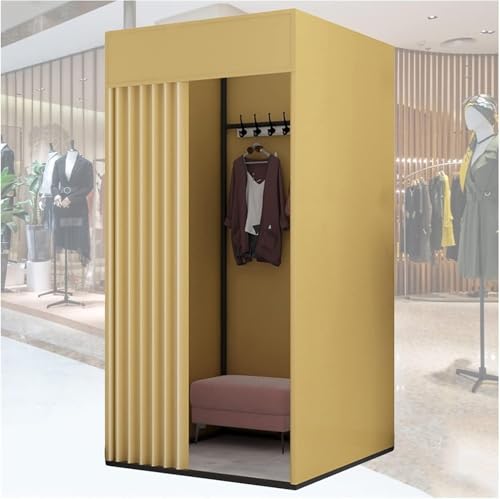 Paravent avec oeillets et rail mobile pour dressing de dortoir