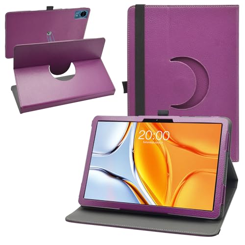 Étui rotatif 14 pouces violet pour éviter les reflets sur écran