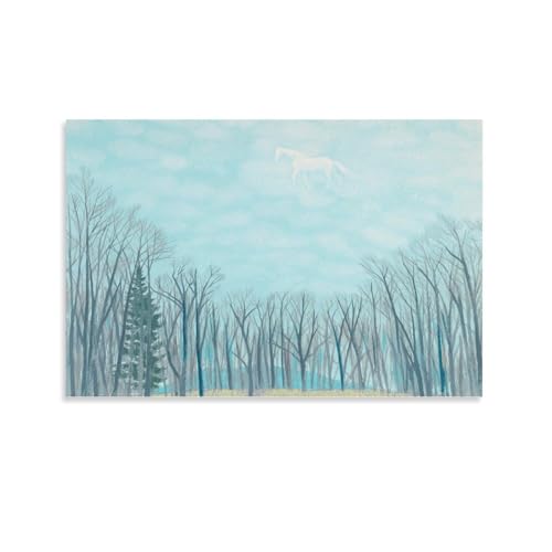 ���R�@�΁u�ȉ_�v ���i��|�X�^�[ �G��̍�i �N�[�� �ǃA�[�g �L�����o�X �p�l�� �I�t�B�X���� �Ԃ牺���� �ŉ� �M�t�g24x36inch(60x90cm)