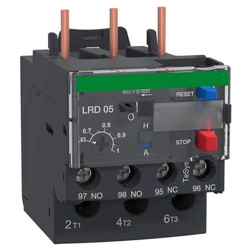Relais de surcharge thermique LRD05 protection 0,63-1A classe 10A fiable