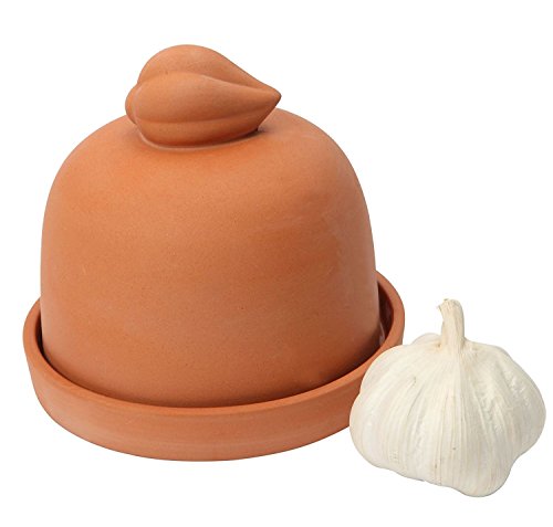 Dexam Knoblauch-Backform aus Terrakotta, Terracotta, 13 cm Cover