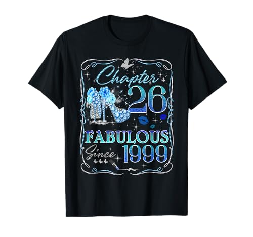 Chapter 26 Fabulous Since 1999 26th Diamond Birthday Queen Camiseta