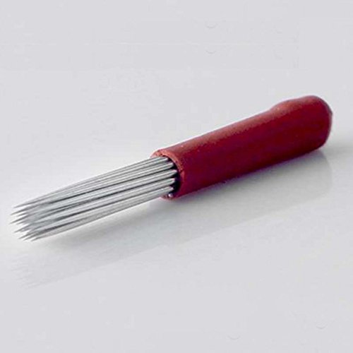 WellieSTR 20PCS Microblading Round Needles R21 Pin Eyebrows Tattoo Blade for manual pen Semi permanent makeup manual fog pen needle microblading eyebrow pen needles