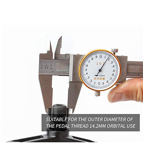 Pedal Tap, Andoer Conjunto de torneiras de rosca de aço para pedais de bicicleta