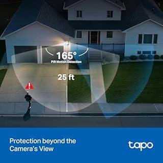 Tapo 2K Outdoor Pan/Tilt Wired Floodlight Security Camera - 1500 Lm Dimmable, 360° AI Motion Tracking, Person/Vehicle Detection, 24/7 Recording, Subscription-Free Local Storage or Optional Cloud, C710