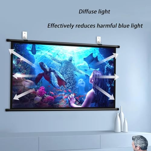 Pantalla de proyección manual para proyector 50'' 4:3 miniatura 6