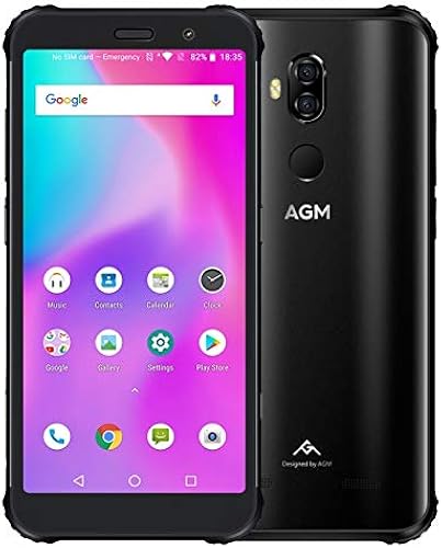 AGM Smartphone Android 8 1 Octa Core 8GB 64GB 5 99  Face OTG Dual SIM