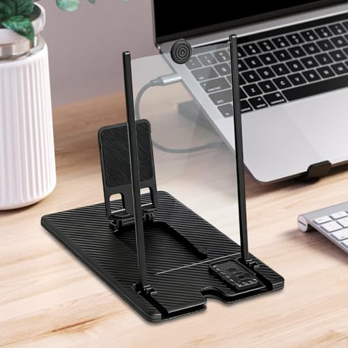 Mobile Magnifier, 3D HD Foldable Screen, Wireless Remote Projector, Lightweight Sturdy Stand Clear Movie TV Game Video Viewing, Portable Entertainment Tool for Home Office Travel, Ideal for Watching - imagen 4