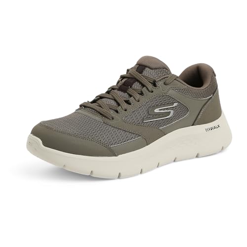 Image of Skechers Mens GO Walk Flex Taupe Walking Shoe - 8 UK (216480)