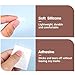 30 Pairs Eyeglass Nose Pads Soft Silicone Adhesive Glasses Nose Pad Eye Glasses Noses Pads Non Slip Clear Stick On Silicone Noses Pad for Glass Sunglasses and Eye Wear Full Plastic Frames(Clear,1cm)